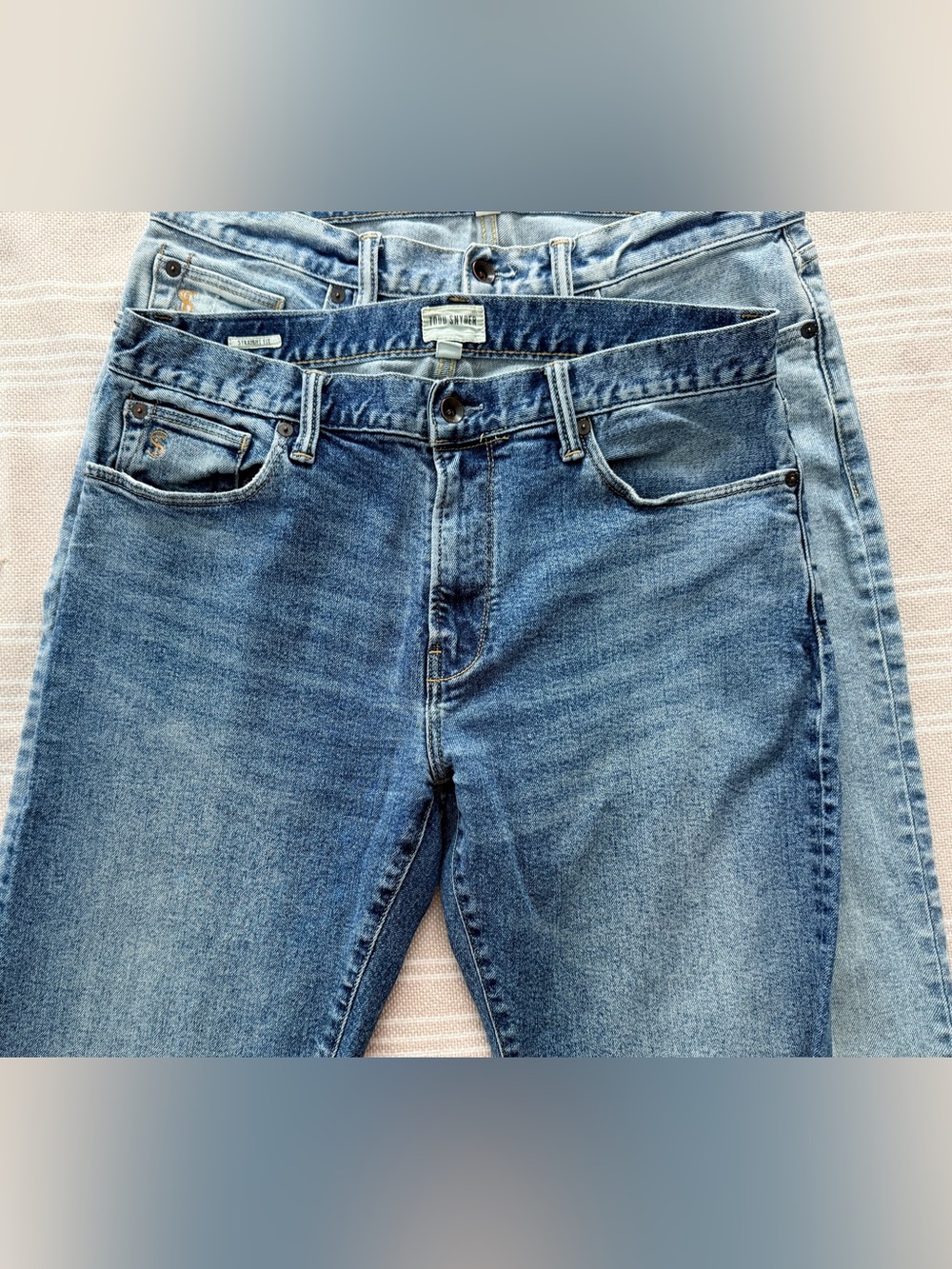 Todd Snyder Straight Fit Stretch Jean - Medium Indigo